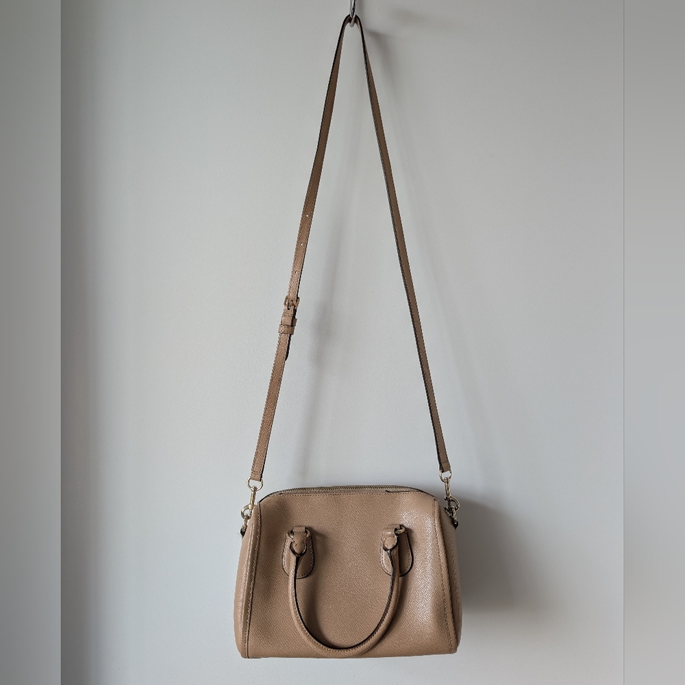 Coach Tan Leather Crossbody AS IS - Picture 2 of 11
